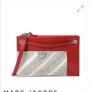 Marc Jacobs Calfskin Snakeskin Doll Bag